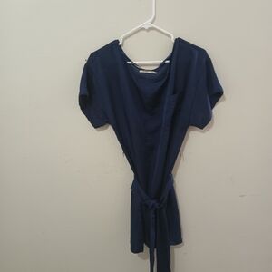 Old Navy Navy Blue V-Neck Sleeveless Dress